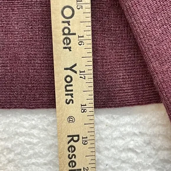 Wilfred Aritzia Sweater Womens XS Merino Wool Cropped Tie Cuff Bell Sleeve - Picture 8 of 9